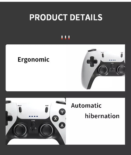 Controlador de jogos sem fio para ps1 ps2 ps3 pc android controlador sem fio jogo de vídeo console de jogo portátil entretenimento gamepad