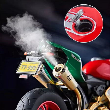 Chave começo 1:9 1199 panigale liga esportes modelo de motocicleta diecast pista corrida modelo de motocicleta com spray som luz crianças brinquedos