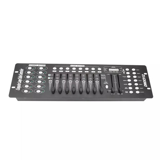 192 controlador dmx equipamento de dj dmx 512 operador midi para led par movendo a cabeça par luz dj discoteca clube bar concertos ao vivo