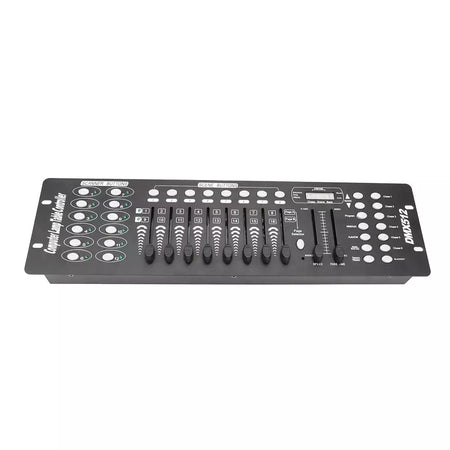 192 controlador dmx equipamento de dj dmx 512 operador midi para led par movendo a cabeça par luz dj discoteca clube bar concertos ao vivo