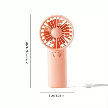 Mini ventilador portátil leve ventilador de mão aa ventilador de refrigeração a pilhas para escritório ao ar livre viagem acampamento