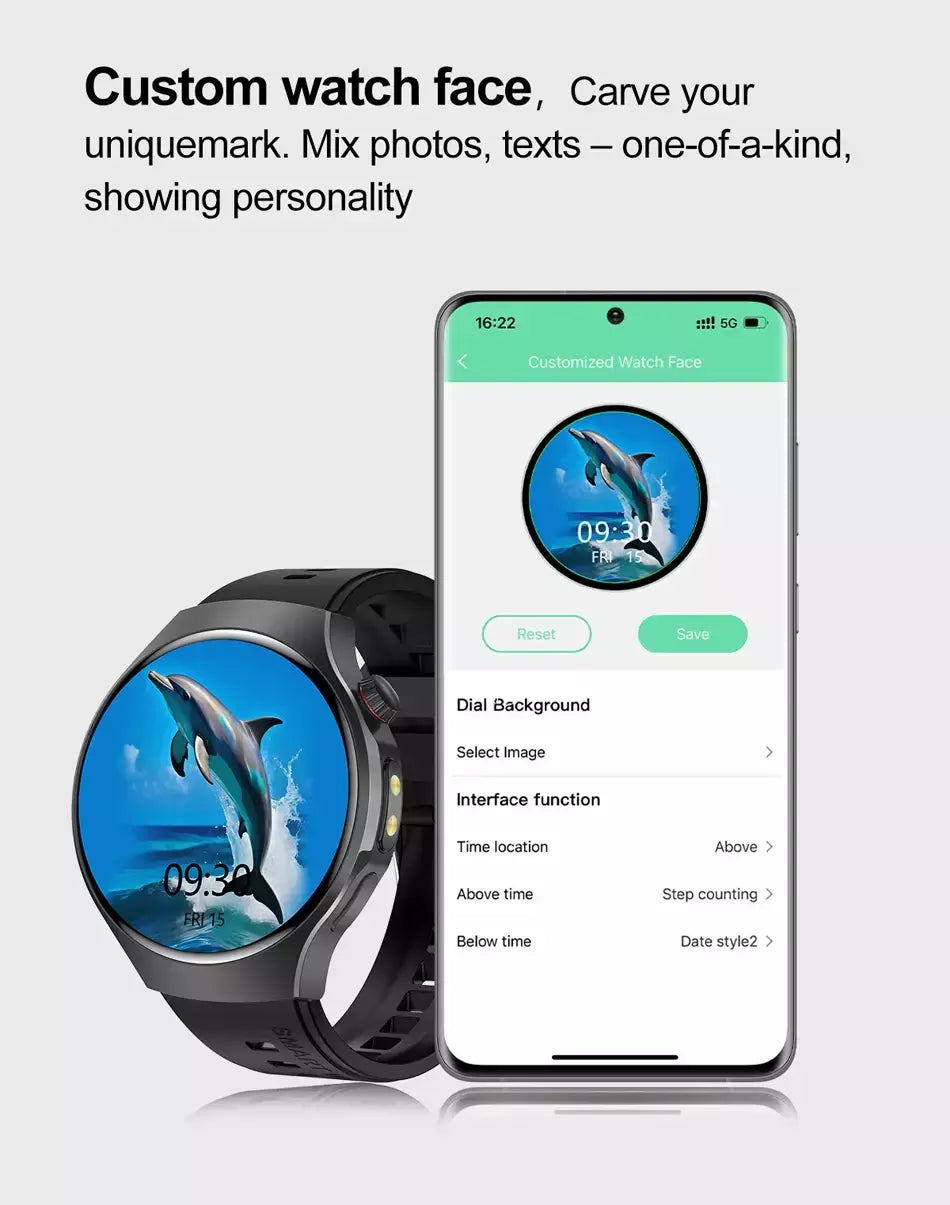 Novo relógio inteligente masculino tela de toque completa bússola bluetooth chamada lanterna esportes atividade fitness freqüência cardíaca à prova dwaterproof água smartwatch