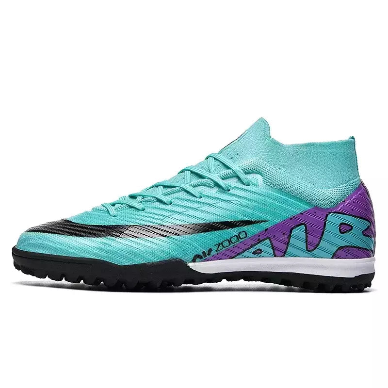 Sapatos de futebol ultraleves antiderrapantes interiores para homens, grampos profissionais, treinamento de grama, tênis original, botas de futebol