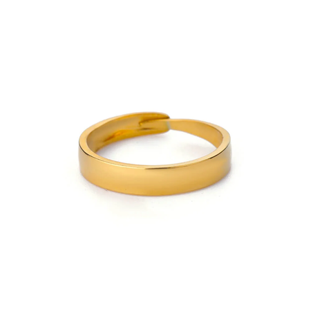 Anéis geométricos de zircônia de aço inoxidável para mulheres luxo mau olhado cor dourada ajustável na moda casamento estética jewerly presente