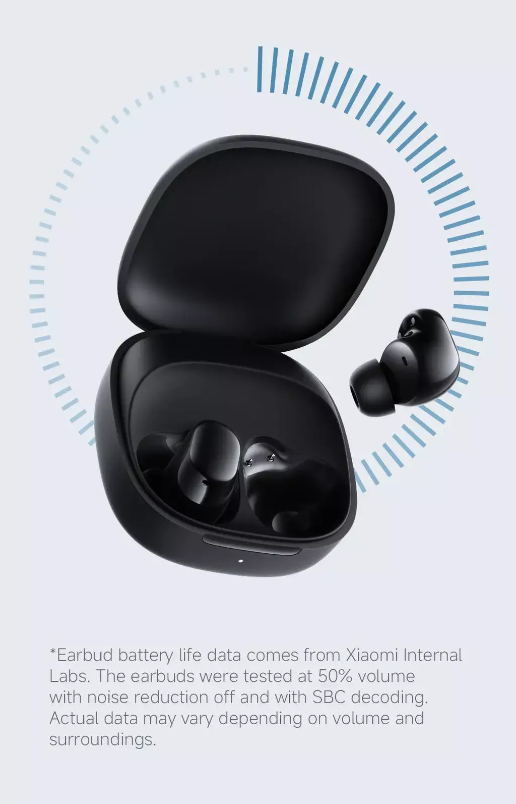 Estreia mundial xiaomi redmi buds 6 play 10mm driver dinâmico ai cancelamento de ruído para chamadas bluetooth 5.4 tws fones de ouvido