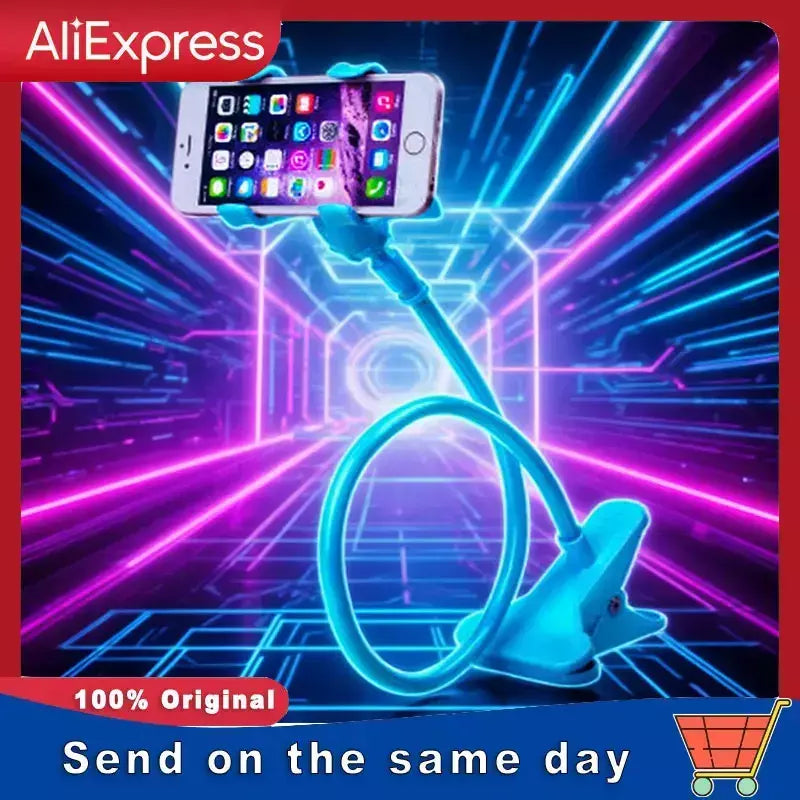 360 clipe suporte do telefone móvel portátil flexível preguiçoso cama suporte de mesa smartphones mesa montagem base suporte 70cm