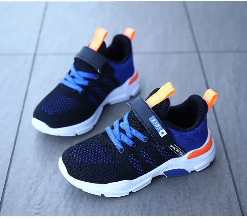 Crianças sapatos antiderrapantes respirável malha sapatos da criança conforto tênis de corrida marca meninas meninos sapatos casuais crianças moda tênis
