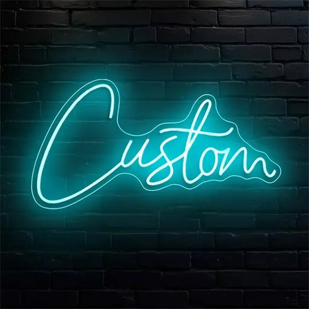Nome personalizado sinal de néon festa de aniversário do bebê presente quarto do miúdo decoração da parede casa led nome sinal dormitório decoração presentes personalizados para ela