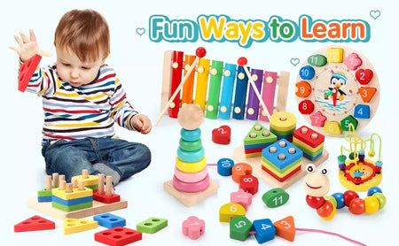Brinquedos Montessori para Crianças, Jogos de Desenvolvimento, Puzzle para Crianças, Brinquedo Educativo, Menino, Menina, Bebê, 1, 2 anos, 3 anos