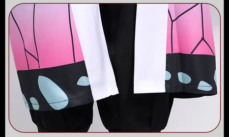 Anime kimetsu não yaiba kochou kochou shinobu cosplay traje demônio slayer kochou uniformes perucas cabelos halloween para crianças adulto
