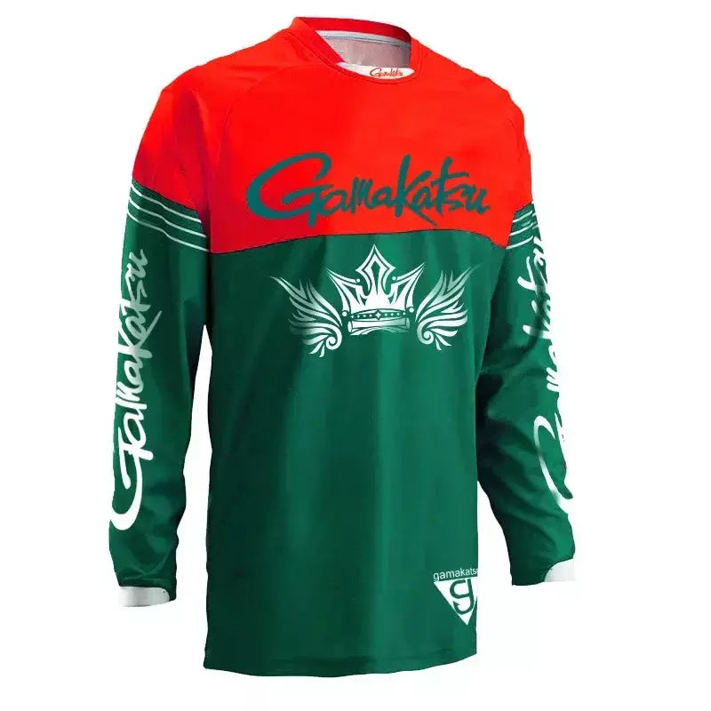 Novo verão anti-suor pesca t camisa outroor pesca esportes wear roupas de ciclismo proteção solar respirável camiseta de pesca