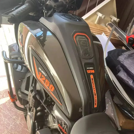 Para harley davidson pan america1250 acessórios da motocicleta tanque de combustível adesivo pan américa 1250 almofada protetora de borracha 3d 2022-2024