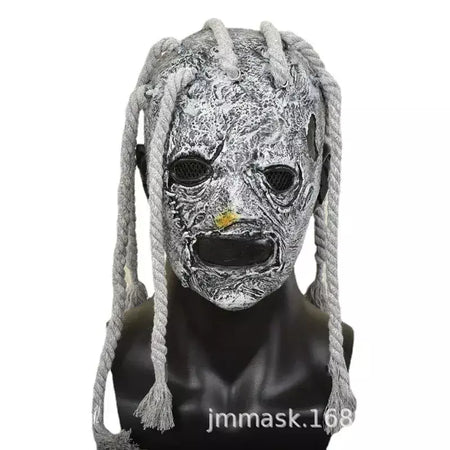 Dy20 carnaval máscara de suspense cosplay máscara slipknots máscara facial látex máscara de halloween steampunk festa de máscaras adulto prop25