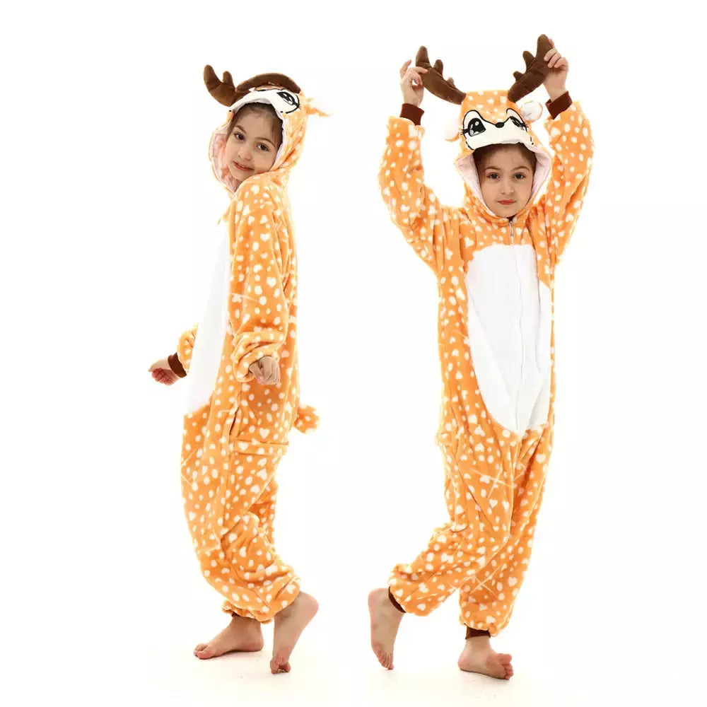Miniso Cosplay Costumes para crianças, pijama animal, ponto, dinossauro, panda, unicórnio, kigurumi, halloween, meninos, meninas, crianças