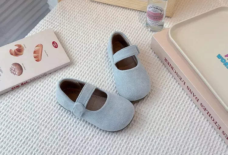 2025 camurça crianças ballet apartamentos sapatos moda mary jane sapatos tendência das crianças inverno novo doce bonito vestido tênis mujer sapatos