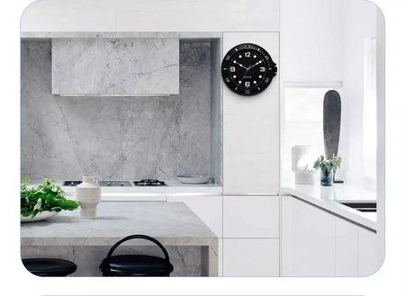 Relógio de parede de papel design moderno silencioso agulha de quartzo relógios de parede de luxo varredura silenciosa segunda casa criativo água fantasma relógio de parede