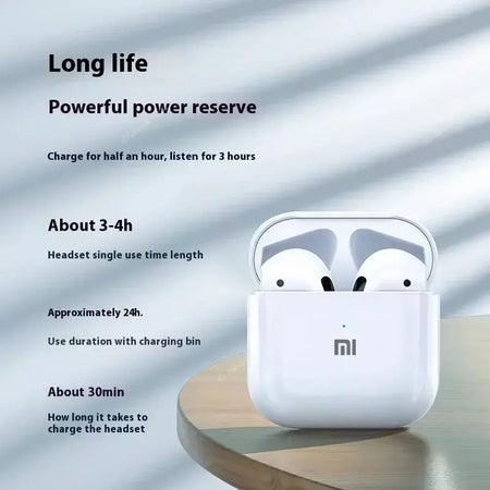 Xiaomi fone de ouvido sem fio bluetooth design elegante qualidade de som superior bateria de longa duração ajuste confortável para ouvir durante todo o dia