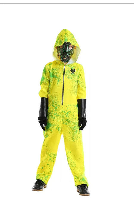 Halloween criança zumbi residente bioquímico roupas de proteção traje mal purim menino menina proteção contra radiação macacão outfit