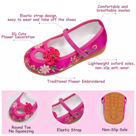 Encanto Mirabel sapatos para meninas, fantasia cosplay de Halloween, vestido Mary Jane, bailarina, casual, infantil, infantil, 4-12yrs