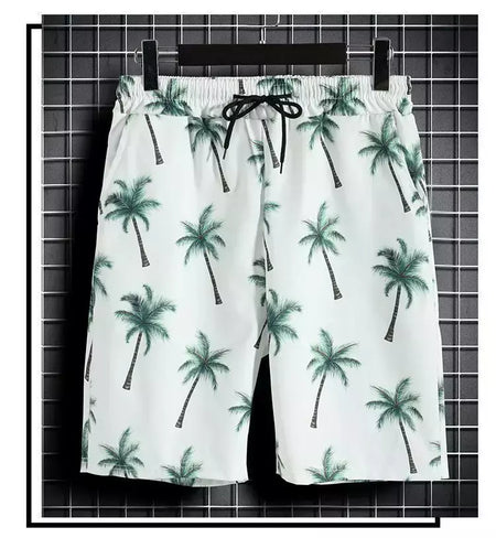 Roupas de praia para homens 2 Piece Set Quick Dry Camisa Havaiana e Shorts Set Homens Moda Vestuário Impressão Casual Outfits Verão