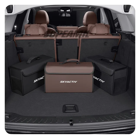 Caixa organizadora de porta-malas de carro, caixa traseira, armazenamento de arrumação, para mazda 3 6 skyactiv atenza cx30 cx60 cx70 cx3 cx5 cx9 mx5 bt50 bl