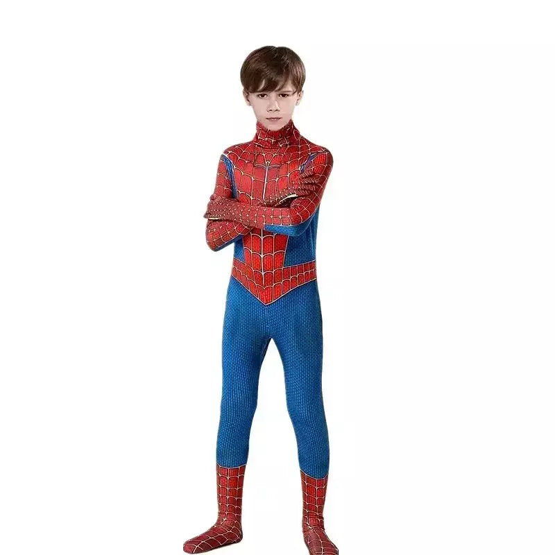 Fantasia de super-herói para festa de halloween, fantasia de festa infantil com máscara para crianças, roupa para performance de festa de carnaval
