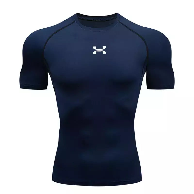 Camisa respirável Rashguard de compressão masculina, ajuste seco, camiseta esportiva MMA Fitness Gym, camisa de corrida, alta qualidade