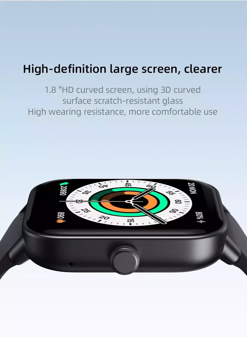 Built-in Alexa Smart Watch para Men e Women, IP68 Waterproof, Bluetooth Call, Stress Test, Blood Oxygen, Heart Rate, 5ATM, IDW19, 2023, New