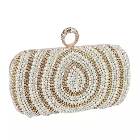 Bolsa elegante de strass para mulheres, bolsas de noite de luxo femininas, elegante bolsa pérola, festa de casamento nupcial, bolsa designer, nova