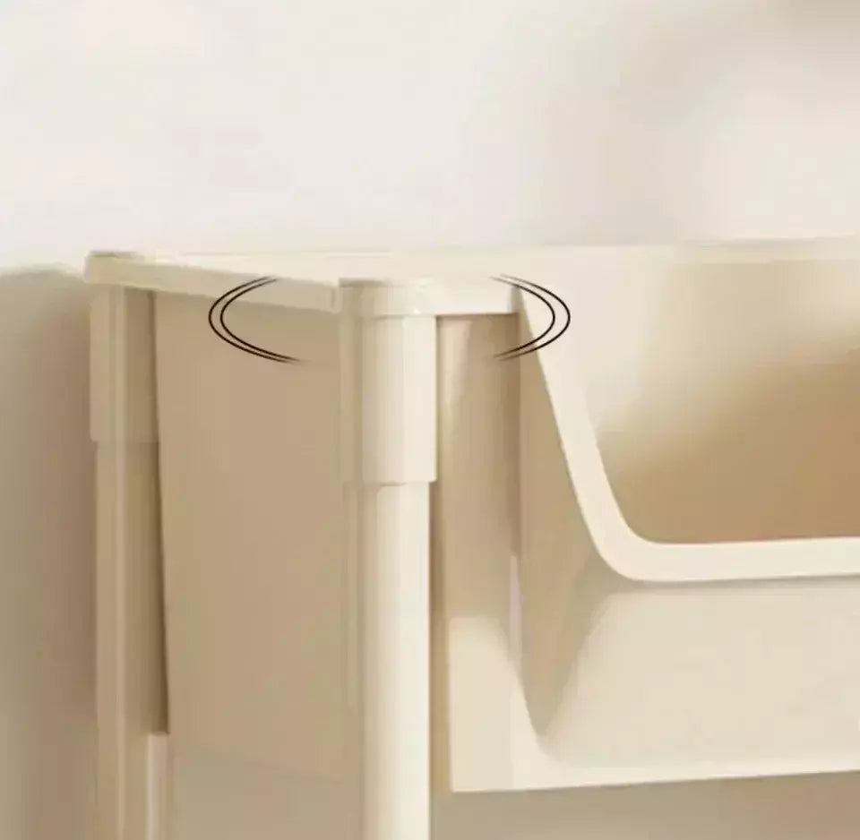 Armário De Armazenamento De Fenda Estreita, Estante De Carrinho, Rack De Canto De Cozinha, Banheiro, Sala De Estar, Organizador De Casa
