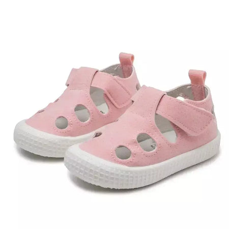 Crianças metade sandálias meninos esportes sapatos casuais recortes oco moda 2024 nova primavera verão crianças meninas sandálias 21-30