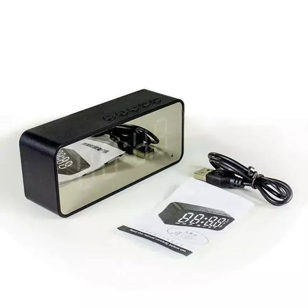 Altifalante Sem Fio Bluetooth Pequeno Mini Despertador Canhão Portátil Mini Voz Transmita o Cartão Insert Veicular Sistema De Áudio W