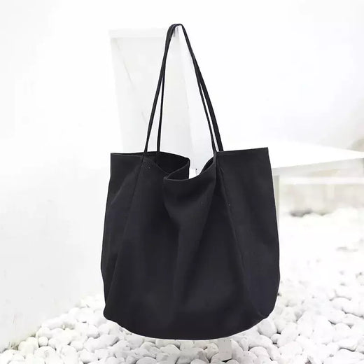 Grande capacidade reutilizáveis Canvas Shoulder Bags para mulheres, Multifuncional Shopping Bag, Casual Bolsas, Novo