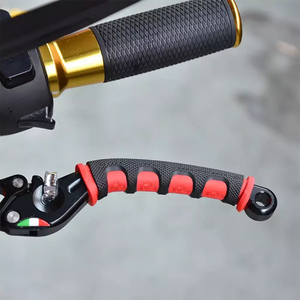 Acessórios da motocicleta macio anti-deslizamento alça de freio capa de silicone para gsxs 750 nicecnc suzuki gsxr vespa lx pcx 125 hyosung