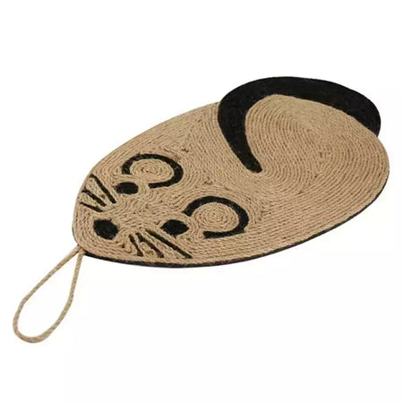 Gato scratcher sisal esteira placa raspador de gato para afiar unhas gatos árvore ratos forma gato arranhando produtos para animais de estimação brinquedos do gato