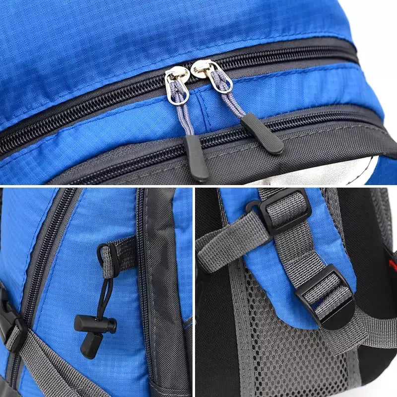Nova mochila de viagem unissex, feminina e masculina, caminhadas ao ar livre, montanhismo, grande capacidade, leve, ciclismo, acampamento