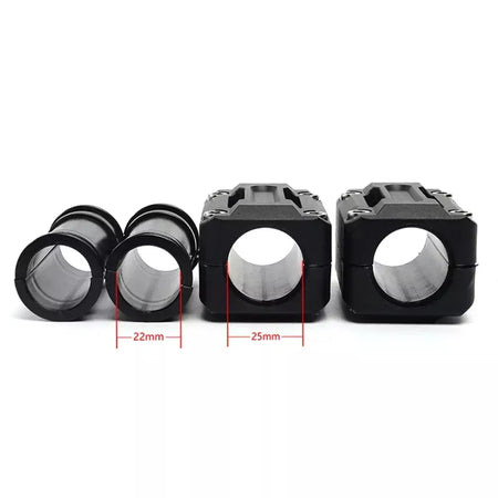 Apto para royal enfield himalayan 400 411 22/25/28mm motocicleta 7 cores barra de acidente do motor proteção pára-choques decorativo guarda bloco