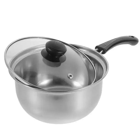 Design de tampa com panela pequena panelas de cozinha panela de sopa universal de aço inoxidável para fogão de indução e fogão a gás