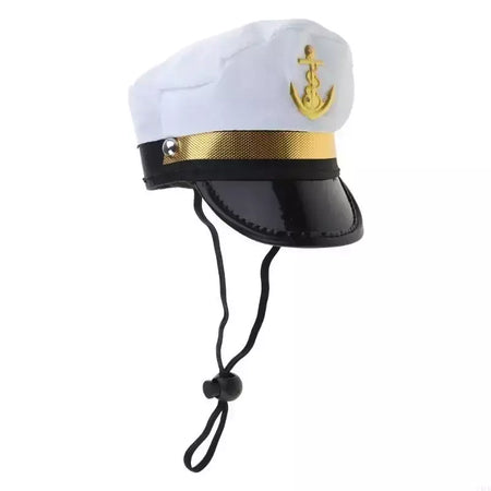 Chapéu engraçado para gatos Capitão Capitão Pirata Dress Fantas Fantas Capéu Pet Christmas Cosplay Capinho quente Cães