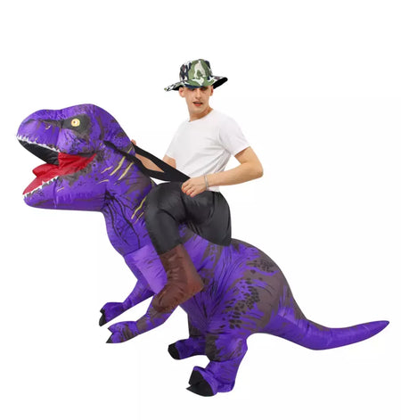 Adulto crianças t-rex dinossauro trajes infláveis purim halloween natal mascote anime festa cosplay traje vestido ternos extravagantes