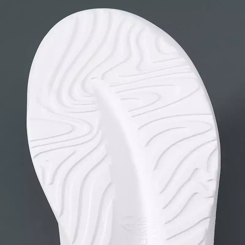Chinelos antiderrapantes de fundo grosso masculinos, sandálias de praia, sapatos confortáveis para casais, moda esportiva, ao ar livre, EVA 36-45