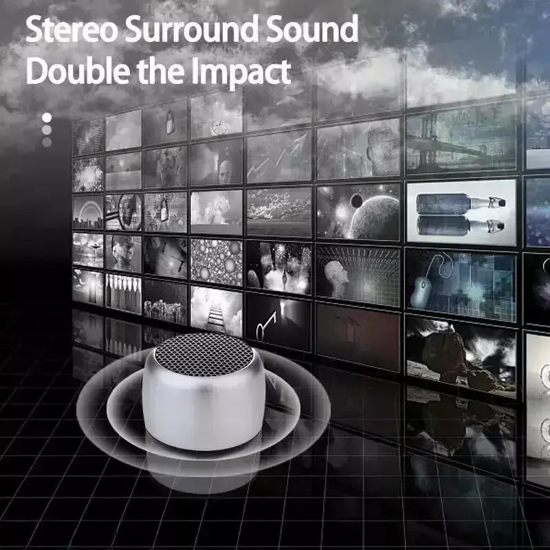 Bluetooth m1 alto-falante portátil música estéreo surround mini usb ao ar livre subwoofer alto-falante reprodutor de áudio alto-falante microfone