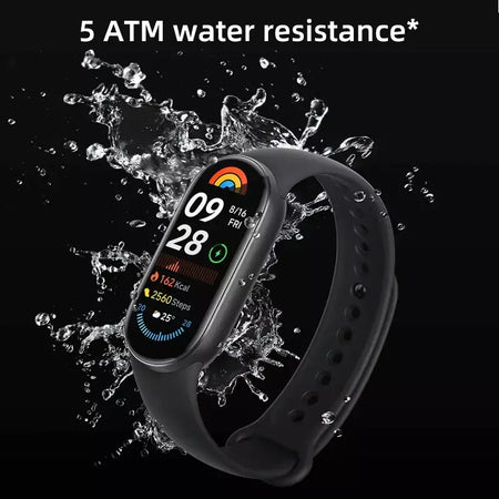 Versão global xiaomi banda inteligente 9 1.62 display amoled spo2 monitoramento 21 dias de vida útil da bateria mais de 150 modos esportivos smartband