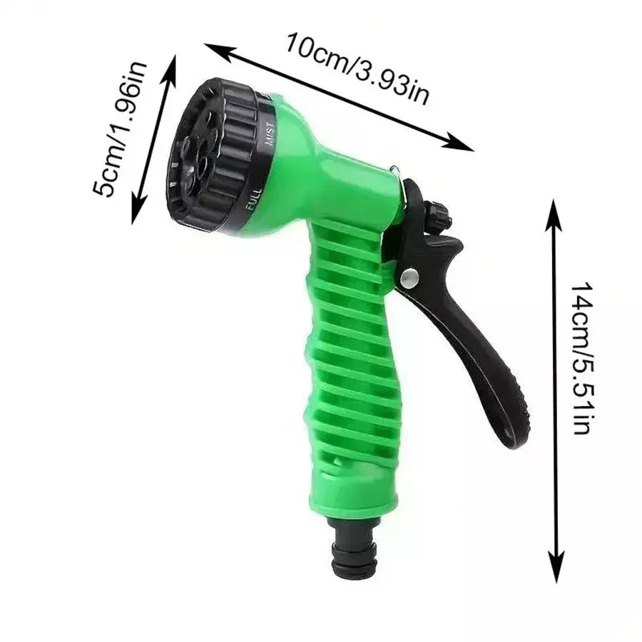 Mangueira de expansão de mangueira de alta pressão, mangueira de irrigação de alta pressão pode estender mangueira de jardim, pistola de água para automóvel