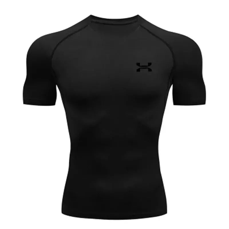 Camisa respirável Rashguard de compressão masculina, ajuste seco, camiseta esportiva MMA Fitness Gym, camisa de corrida, alta qualidade