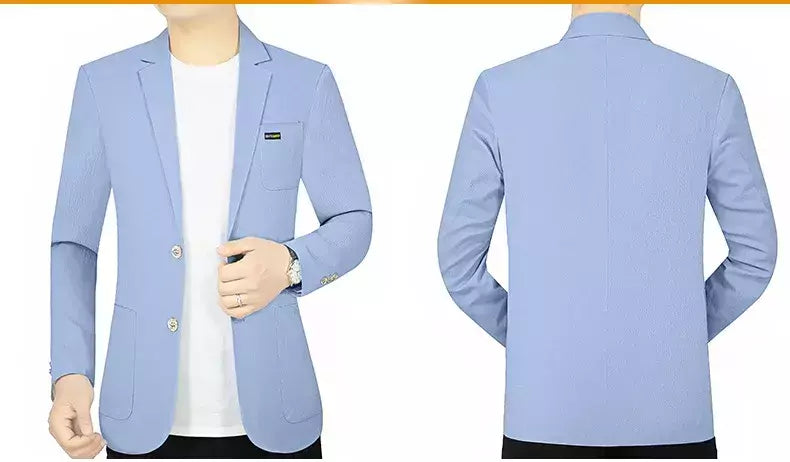 Blazers de negócios finos e respiráveis masculinos, casacos casuais, jaquetas de secagem rápida masculinas, alta qualidade, 4XL, verão, novo