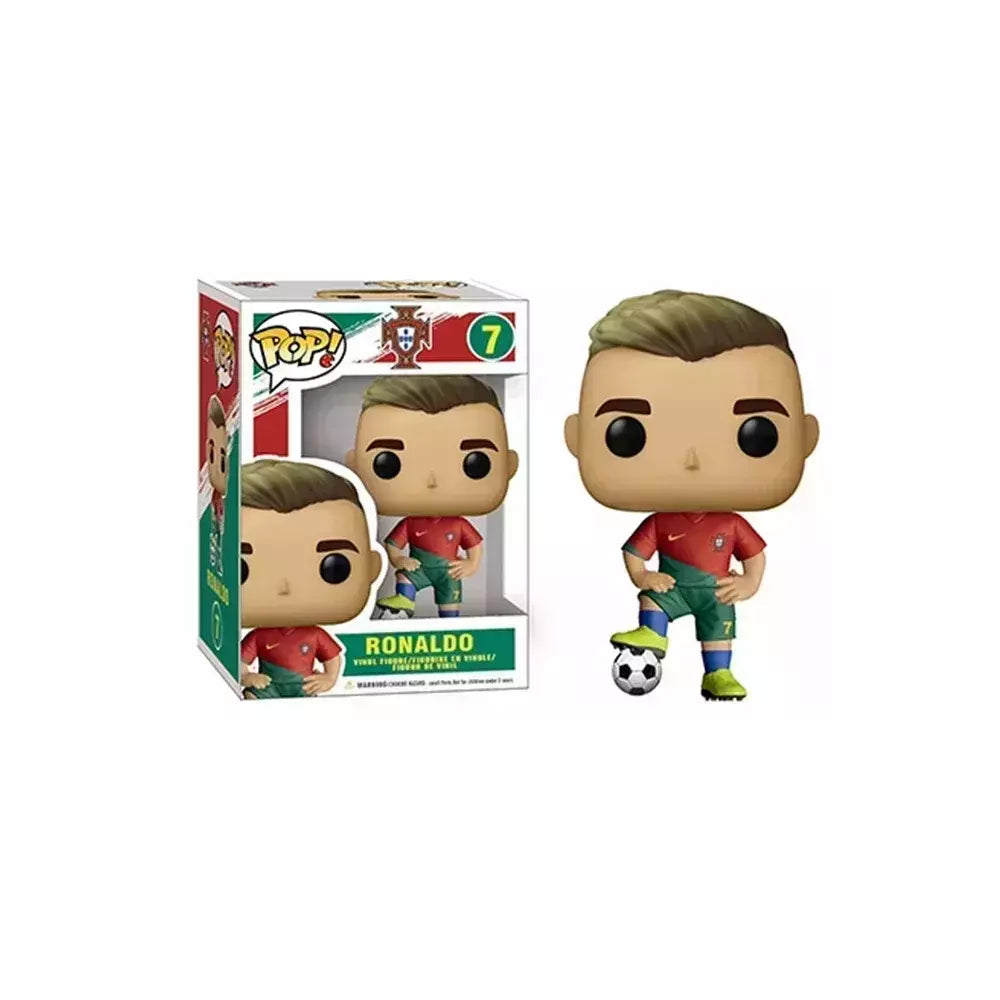 Ronaldo-Action Figure for Kids, Funko Pop, Portugal, Real Madrid, Juventus, Rivor, Manchester United, United, Vinil, Fã, Presentes de sonho, #7