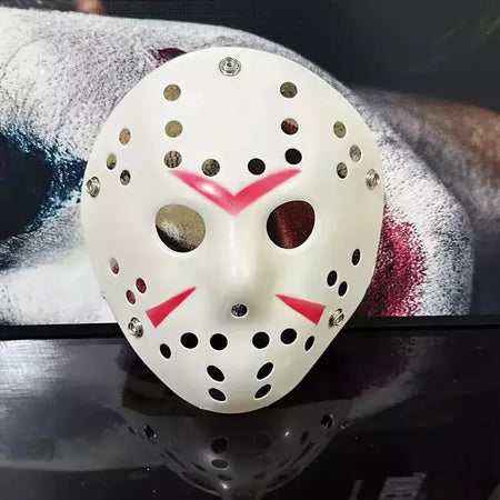 Halloween jason assassino máscara de plástico assustador horror cosplay maquiagem traje festa bola filme vilão correspondência colecionável novo 2025
