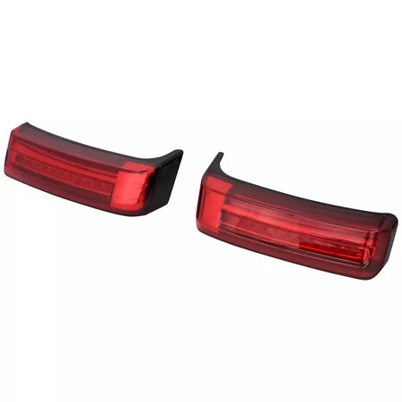 Alforje led para motocicleta, lâmpada de giro, luzes de freio para harley touring road king 97-2022 electra street glide cvo limitado