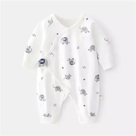 Algodão bebê recém-nascido menina menino macacão impressão infantil macacão casual roupas recém-nascidos para meninas meninos primavera outono roupas novo 0-6m